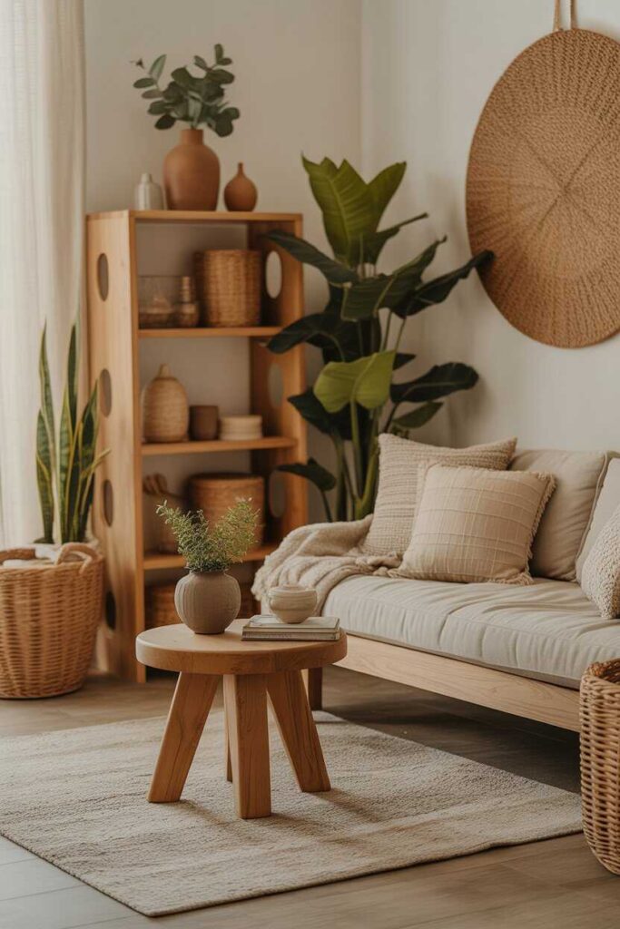20+ Warm Earthy Living Room Ideas to Create a Cozy, Modern & Nature-Inspired Space 5 Elevating Your Decor With Natural Accents