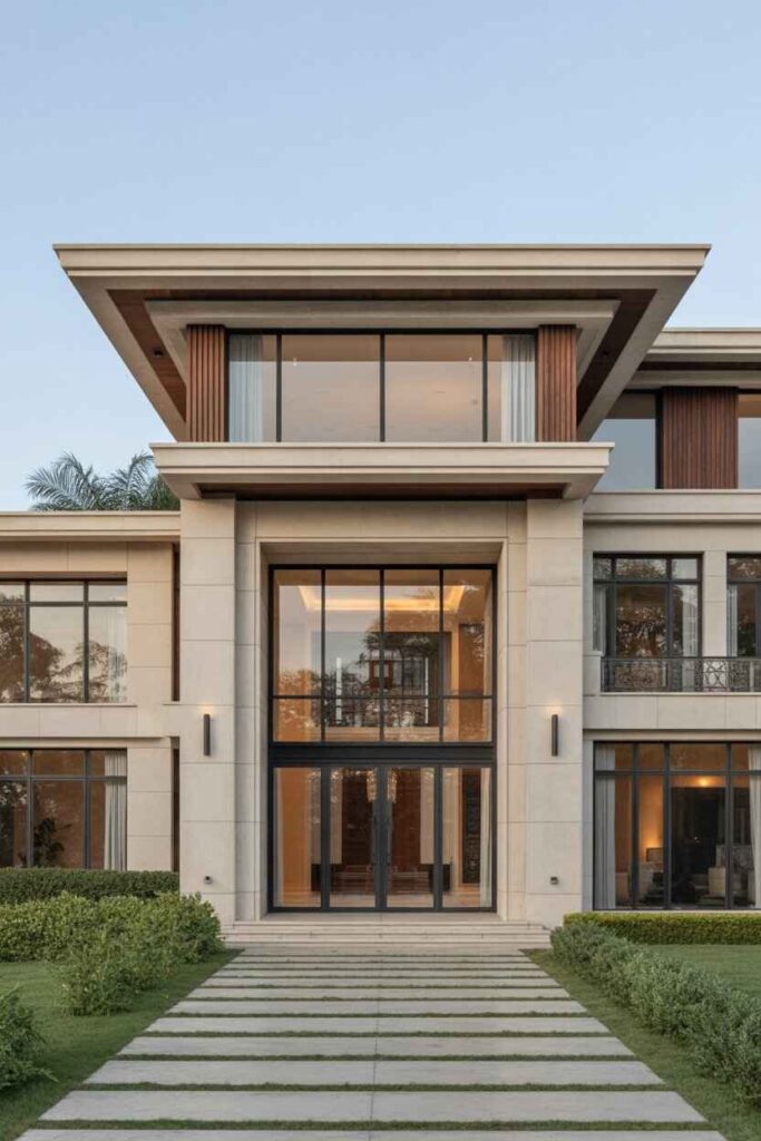 Fachadas de Casas Modernas Ideas Inspiradoras y Tendencias Únicas para Transformar tu Hogar 4 Fachadas de Casas Modernas Grandes y Elegantes