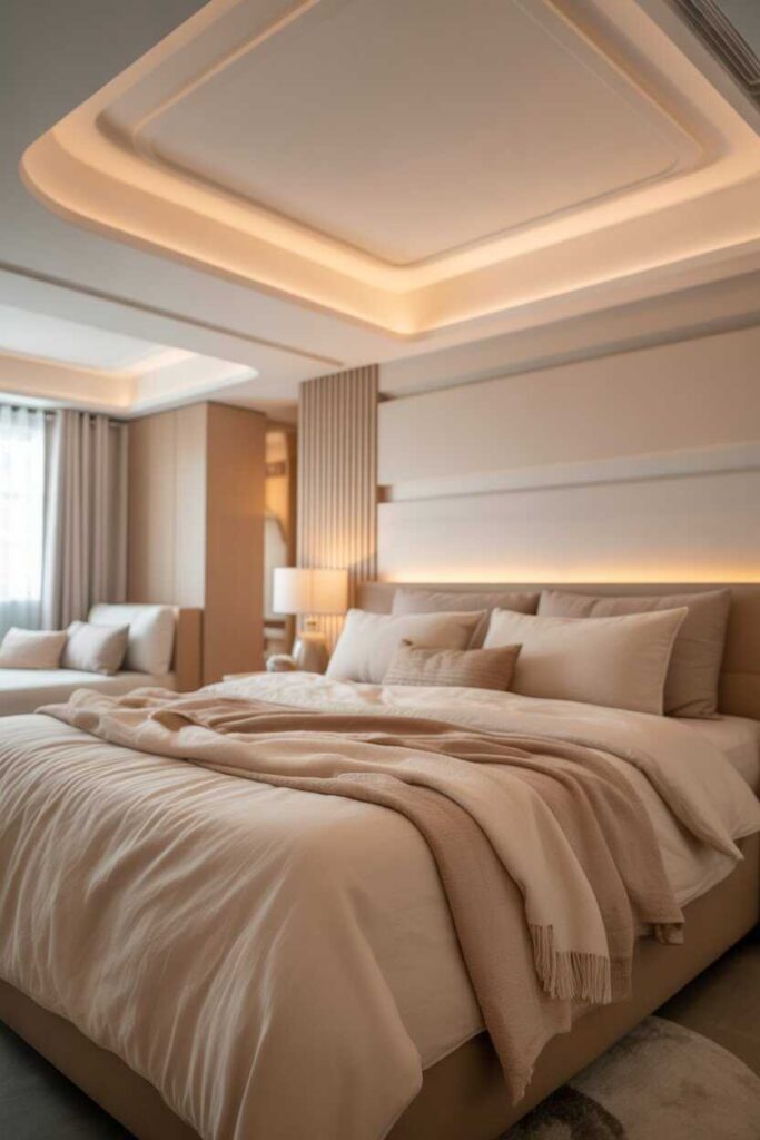 False Ceiling Design Ideas & Inspiration Modern, Budget Friendly Ways to Transform Your Home 2 False Ceiling Design for Bedrooms That Feel Cozy and Relaxing