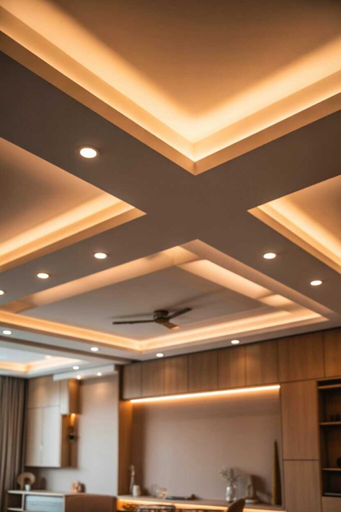 False Ceiling Design Ideas & Inspiration Modern, Budget Friendly Ways to Transform Your Home 5 False Ceiling Lighting Ideas That Enhance the Mood