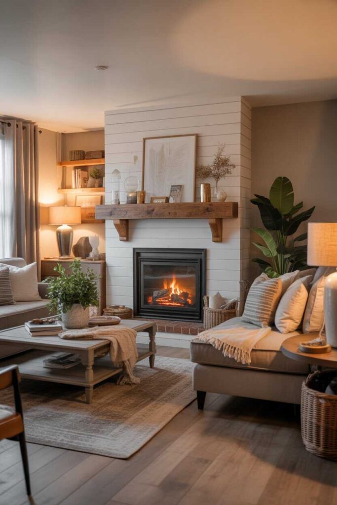 Modern Farmhouse Living Room Ideas Cozy, Stylish, and Timeless Inspiration for Your Home 7 Farmhouse Fireplace Ideas for a Warm and Cozy Living Room