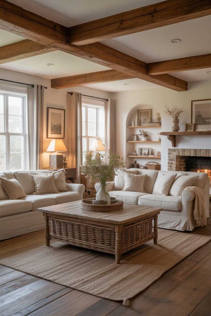 20+ Living Room Designs That Inspire Modern, Cozy, and Budget-Friendly Ideas You’ll Love 4 Farmhouse Living Room Designs for a Warm, Rustic Feel