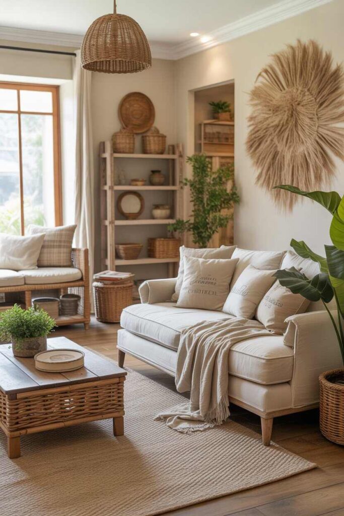 Interior Design Styles Ideas, Inspiration e Budget-Friendly Looks para Criar uma Casa Moderna e Única 6 Farmhouse Style Aconchego com Toque Rústico