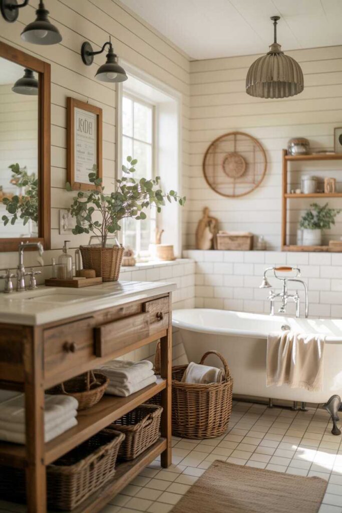 Bathroom Design Ideas That Transform Everyday Spaces Modern Budget Friendly & Truly Inspiring 4 Farmhouse Style Bathroom Design Ideas for Cozy Charm