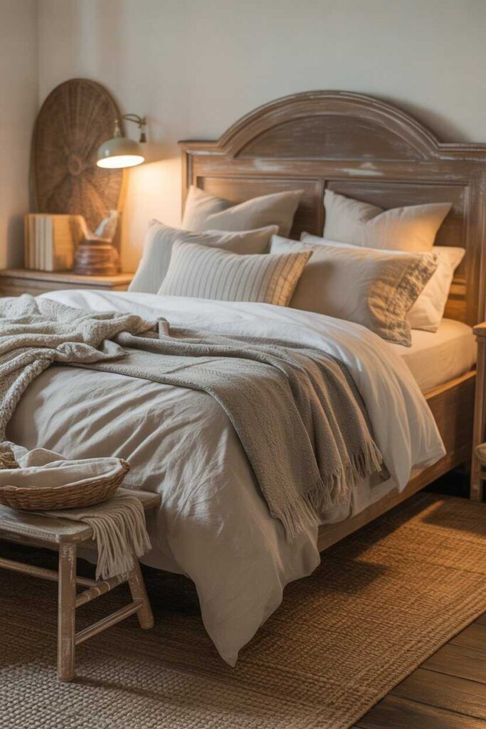 Bed Ideas & Inspiration Budget-Friendly, Modern, and Unique Ways to Transform Your Bedroom 7 Farmhouse-Style Bed Ideas with Warm Character