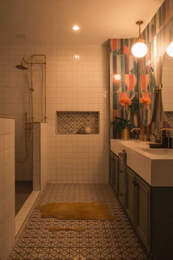 How to Create a Statement Maximalist Bathroom Bold Ideas, Unique Inspiration & Budget-Friendly Style 5 Flooring That Grounds the Design