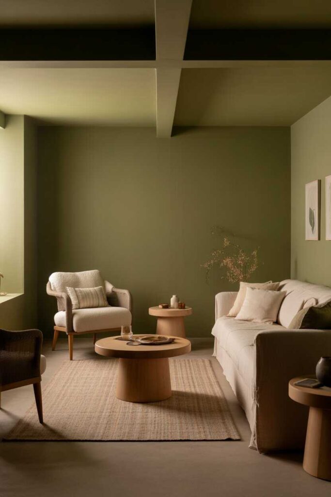 Soothing Sage Green Basement Ideas Modern, Budget-Friendly Inspiration for Calm & Cozy Spaces 6 Furniture Choices for a Calm and Cozy Sage Green Basement
