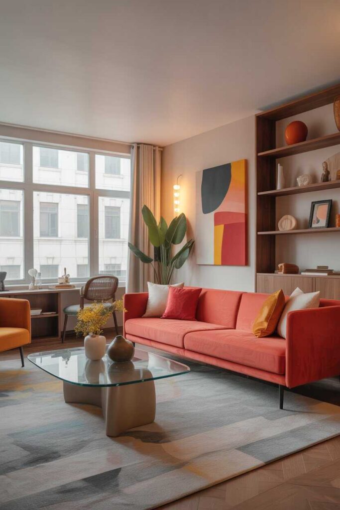 30+ Vibey Apartment Living Room Aesthetic Ideas for a Modern, Cozy, and Totally Pinterest-Worthy Space 4 Furniture Choices That Enhance Your Vibrant Living Room Aesthetic