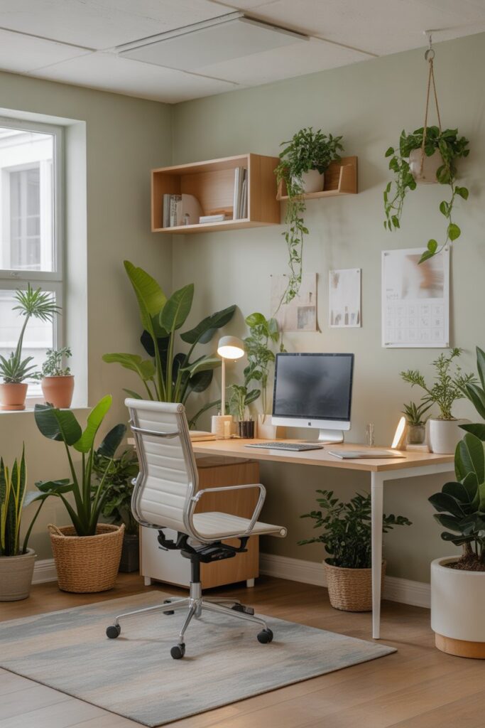Work Desk Aesthetic Office Cubicle Ideas That Turn Everyday Workspaces Into Inspiring, Budget-Friendly Havens 7 Greenery That Brings Life to Your Workspace