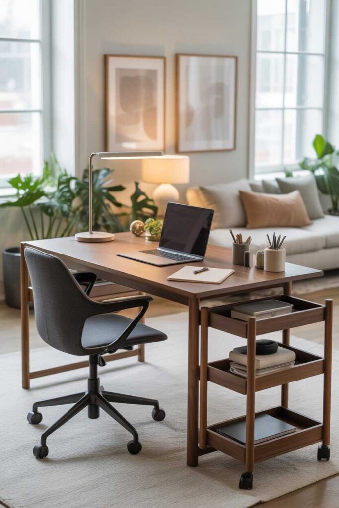 Home Office Inspiration Modern, Budget-Friendly Ideas to Create a Space You’ll Love Working In 13 Home Office Inspiration for Shared and Multi-Use Spaces