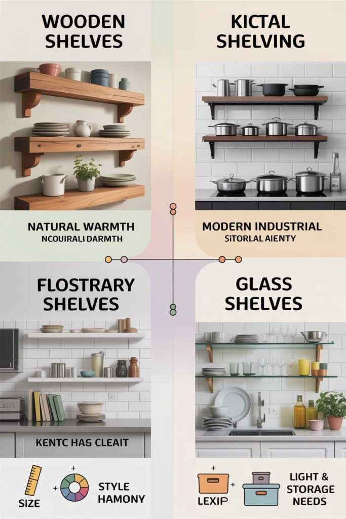 Open Shelving in the Kitchen Stylish, Budget Friendly Ideas & Inspiration for a Beautiful Modern Home 3 How to Choose the Right Open Shelving Style for Your Kitchen