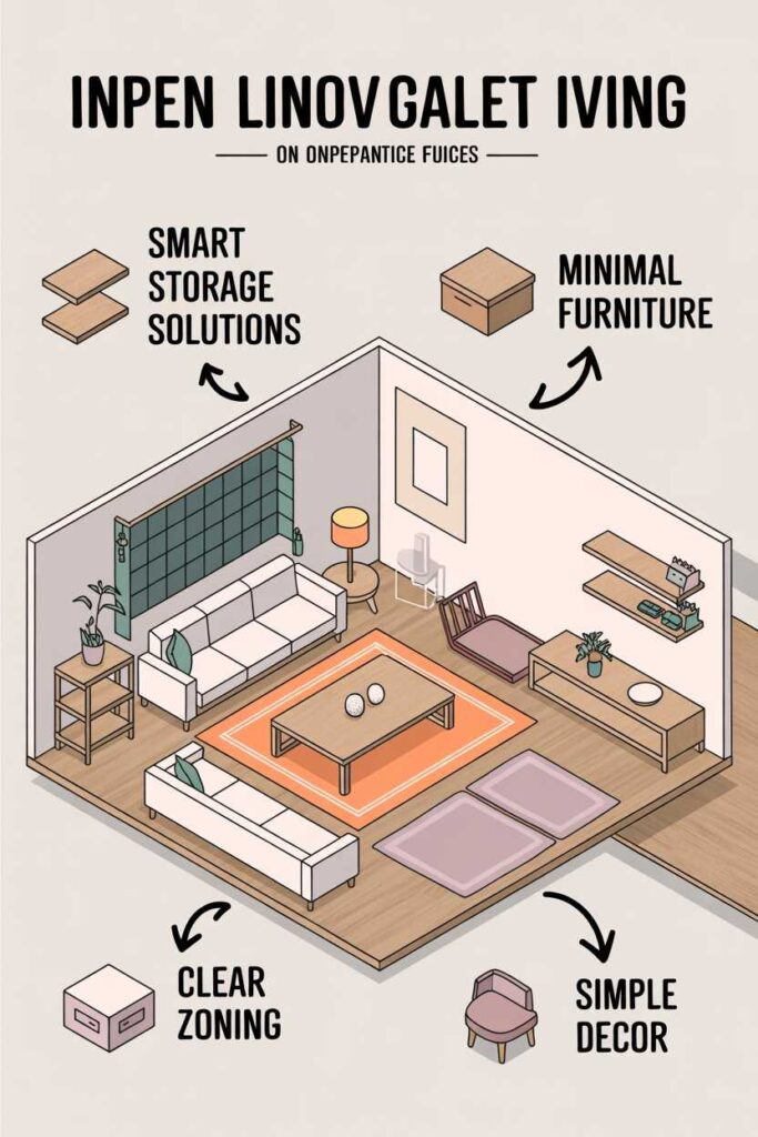 Open layout living room dining room ideas with modern, budget friendly styling tips cozy inspiration and smart design solutions for any home. 7 How to Keep an Open Layout From Feeling Cluttered