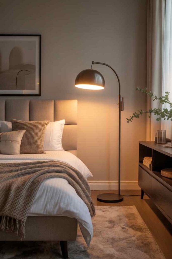 20+ Modern & Budget-Friendly Floor Lamp Bedroom Ideas to Transform Your Space Instantly 5 How to Style Your Floor Lamp Bedroom Setup Aesthetically