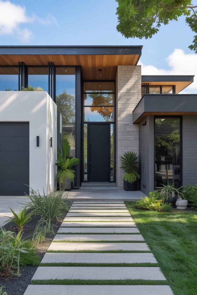 Entrada de Casas Modernas Ideas Únicas y Tendencias Inspiradoras Para Transformar la Primera Impresión de tu Hogar 8 Ideas Visuales Para Pinterest Cómo Hacer que tu Entrada Destaque