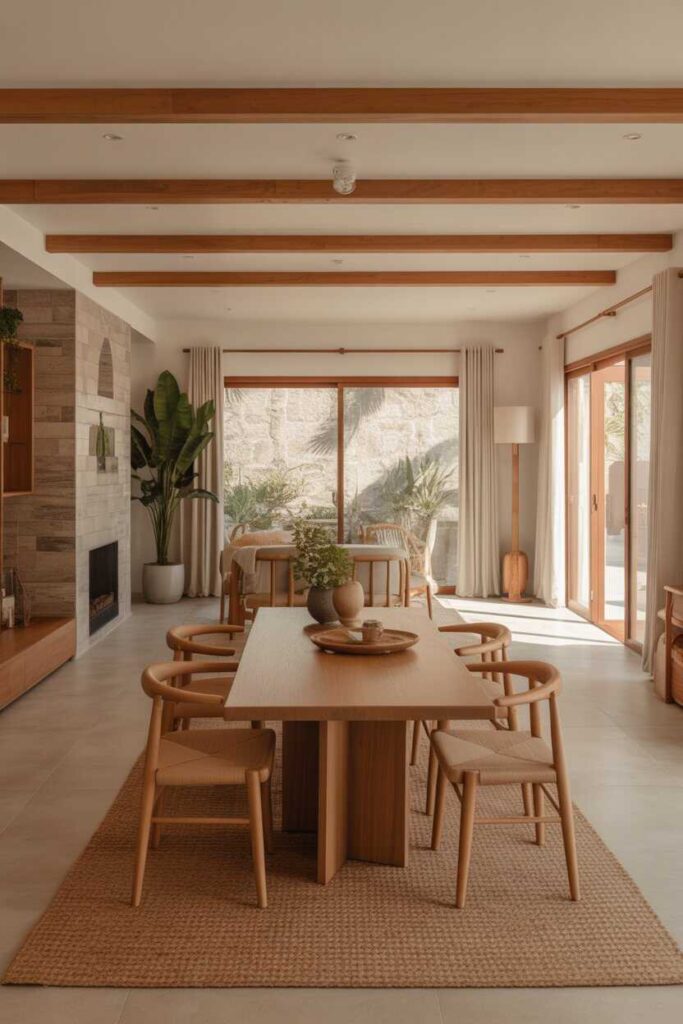 25+ Modern & Functional Open Layout Living Room Dining Room Ideas for a Stylish, Connected Home 6 Incorporate Natural Elements for a Warm, Connected Feel