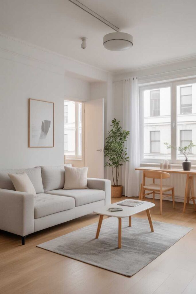 Modern Apartment Decorating Ideas Budget-Friendly Inspiration to Transform Your Small Space Into a Stylish Haven 8 Light Colors and Clean Lines