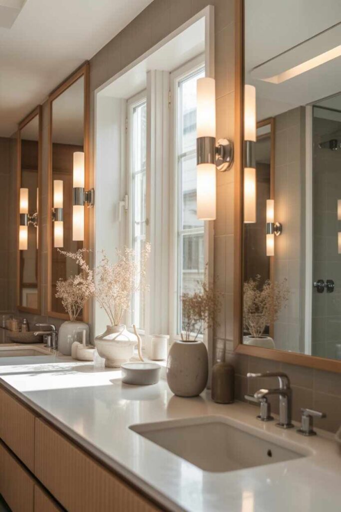 Bathroom Ideas & Inspiration Budget-Friendly, Modern, and Unique Ways to Create a Beautiful Bathroom You’ll Love 3 Lighting Ideas That Make Any Bathroom Look Better