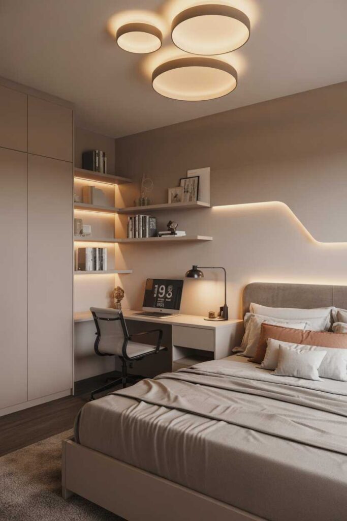 Office in Bedroom Ideas & Inspiration: Budget Friendly, Modern, and Truly Livable Workspaces 8 Lighting Ideas That Transform Your Bedroom Office