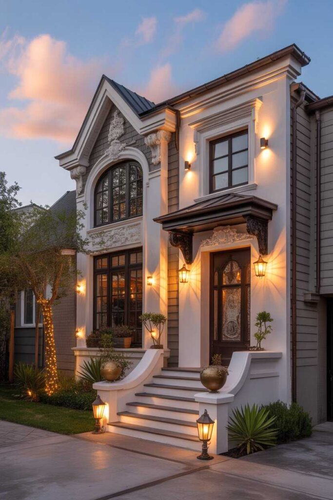 An Architectural Guide to a Maximalist Exterior Bold Ideas, Unique Inspiration, and Budget-Friendly Ways to Stand Out 10 Lighting That Enhances Maximalist Exteriors