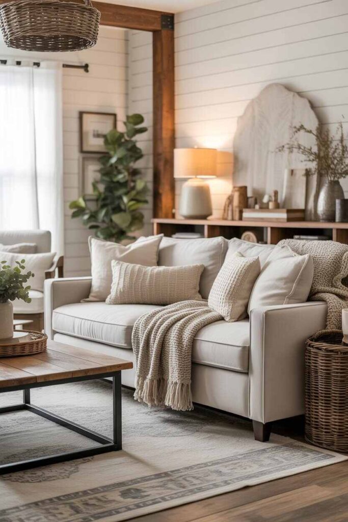 Modern Farmhouse Interior Design Ideas Stylish, Cozy & Budget-Friendly Inspiration for Every Home 3 Living Room Ideas for the Perfect Modern Farmhouse Vibe