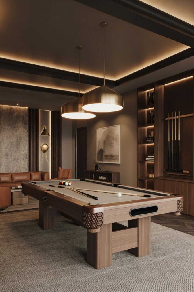 25+ Modern & Unique Pool Table Room Ideas to Transform Your Home (Stunning Inspiration You’ll Love) 7 Luxury Pool Table Room Ideas for a High-End Feel