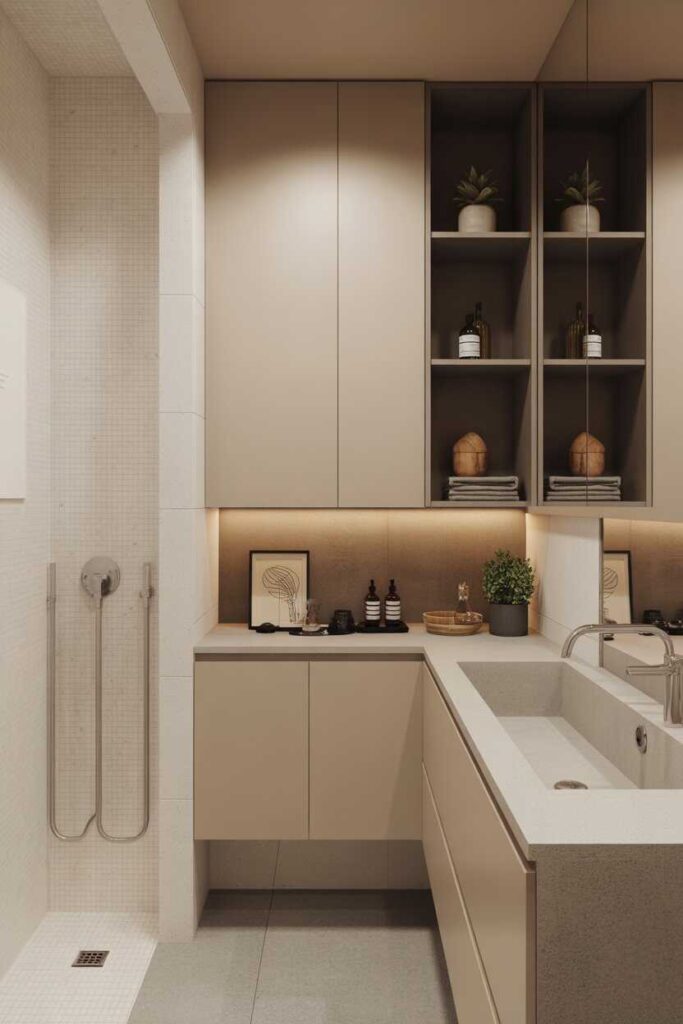 35+ Apartment Aesthetic Ideas for a Modern, Cozy, and Pinterest-Worthy Home 7 Making a Modern Aesthetic Bathroom in a Small Apartment