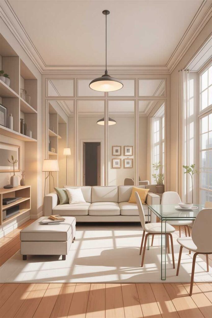 Open Layout Living Room Dining Room Ideas Modern Budget Friendly Inspiration for a Beautiful Connected Home 6 Making Small Open Layout Spaces Feel Bigger