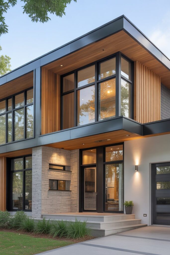 Stunning Modern Home Exterior Design Ideas That Instantly Elevate Curb Appeal (Inspiration, Style & Budget-Friendly Touches) 5 Materials That Instantly Upgrade a Modern Home Exterior