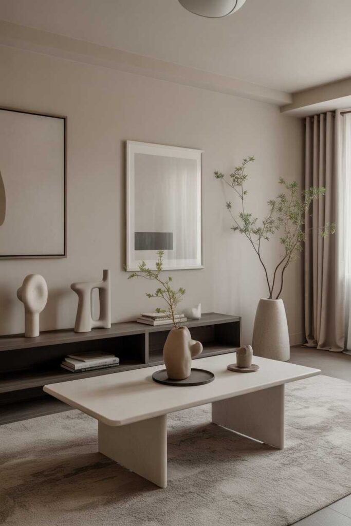 25+ Minimalist Home Decor Ideas for a Calm, Modern, and Aesthetic Home Transformation 12 Minimalist Art and Accessories for Subtle Decor