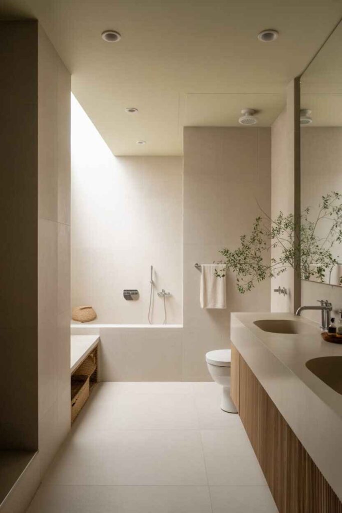 Modern Minimalist Design Ideas for a Calm, Beautiful Home Inspiration, Style Tips & Budget-Friendly Decor 6 Minimalist Bathroom Inspiration Clean, Modern & Spa-Like Design