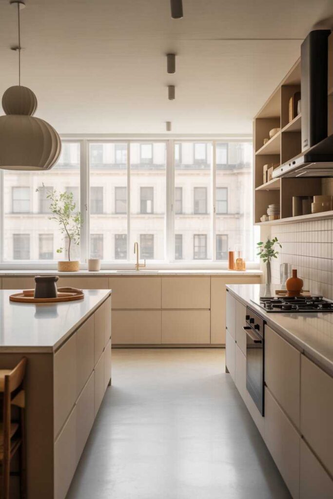 25+ Minimalist Home Decor Ideas for a Calm, Modern, and Aesthetic Home Transformation 8 Minimalist Kitchen Decor for a Clean, Organized Space