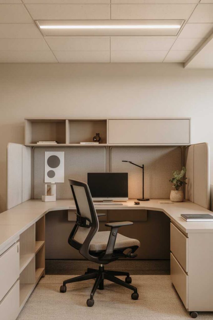 Work Cubicle Decor Ideas That Instantly Transform Your Office Space (Budget-Friendly, Modern & Inspiring) 6 Minimalist Work Cubicle Decor for Maximum Focus