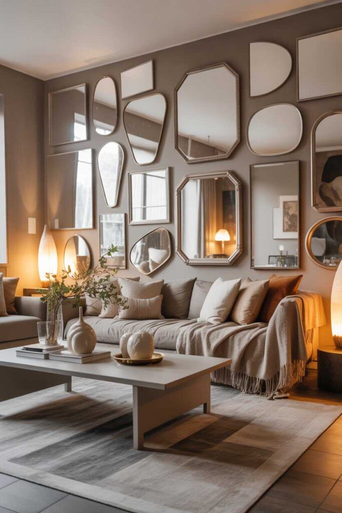 Mirror Wall Decor Living Room Ideas That Instantly Elevate Your Space 16 Mirror Wall Decor Ideas That Photograph Beautifully