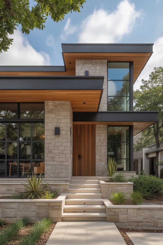 An Architectural Guide to a Maximalist Exterior Bold Ideas, Unique Inspiration, and Budget-Friendly Ways to Stand Out 6 Mixing Materials for Depth and Drama