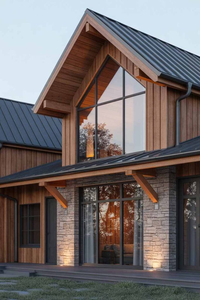 Cozy Rustic Exterior Designs Budget-Friendly Ideas & Timeless Inspiration for a Warm, Welcoming Home 12 Mixing Rustic and Contemporary Details Thoughtfully