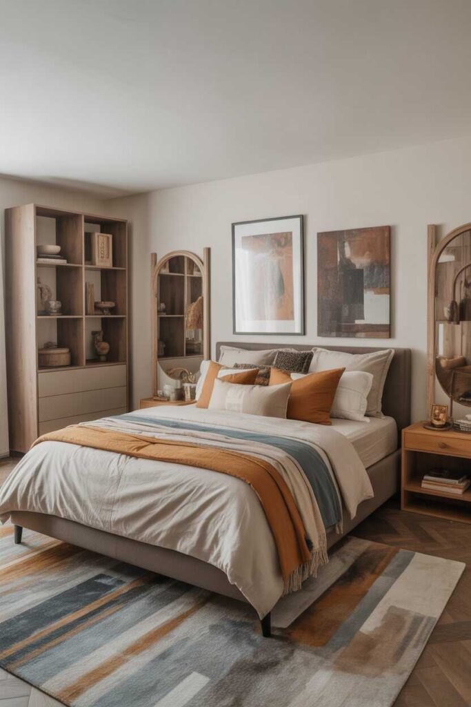 King Size Bed Master Bedrooms Stunning Ideas & Inspiration for Spacious, Stylish Living 13 Mixing Styles for a Personalized Master Bedroom