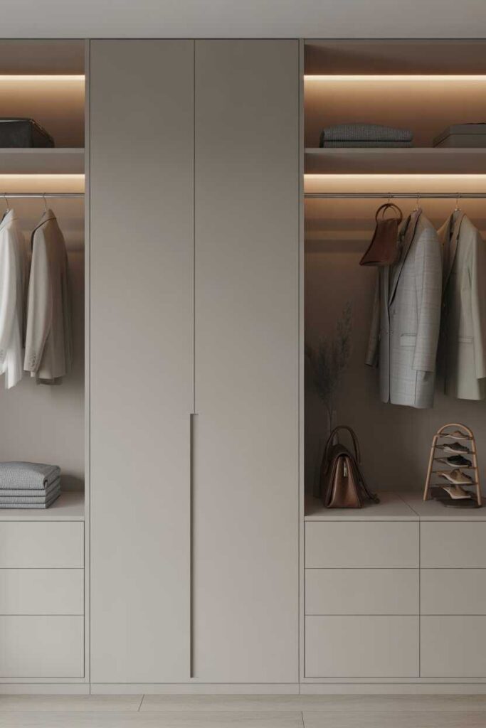 Closet Ideas & Inspiration Budget-Friendly, Modern, and Unique Ways to Transform Your Space 6 Modern Closet Design for a Clean, Minimal Look