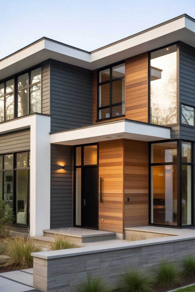 Stunning Modern Home Exterior Design Ideas That Instantly Elevate Curb Appeal (Inspiration, Style & Budget-Friendly Touches) 4 Modern Exterior Color Palettes That Feel Fresh and Inviting