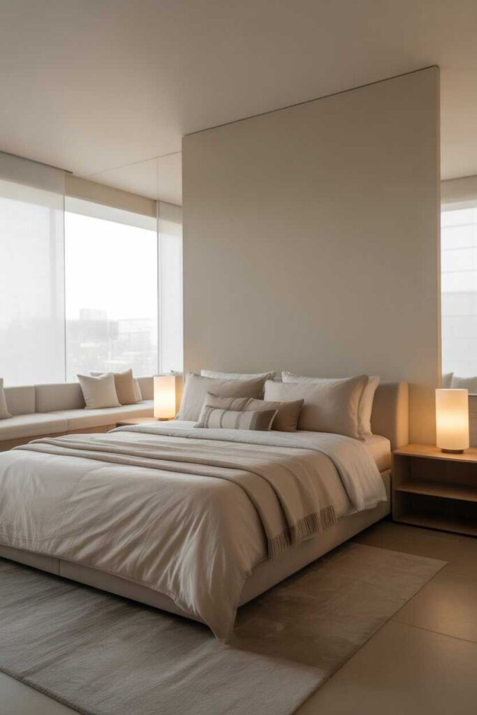 Stunning Master Bedrooms With Accent Wall Ideas That Feel Modern, Cozy, and Budget-Friendly 9 Modern Minimalist Accent Wall Ideas for Master Bedrooms