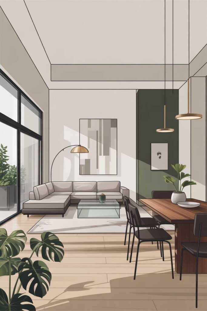 Open Layout Living Room Dining Room Ideas Modern Budget Friendly Inspiration for a Beautiful Connected Home 5 Modern Open Layout Living Room Dining Room Ideas