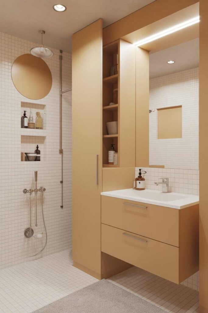 Banheiro Pequeno Ideas, Inspiration e Soluções Modernas e Budget-Friendly para Transformar Espaços Compactos 6 Móveis Funcionais que Transformam o Banheiro Pequeno