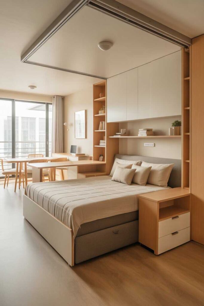 Studio Apartment Ideas Smart, Stylish, and Budget-Friendly Inspiration to Transform Small Spaces 11 Multifunctional Furniture Studio Apartment Ideas