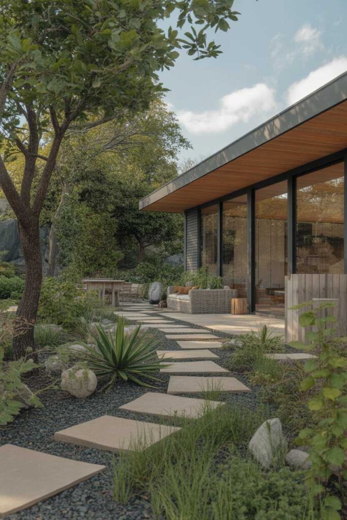 25+ Backyard Patio Designs for a Stunning Outdoor Space (Modern, Budget-Friendly & Aesthetic Ideas) 6 Nature-First Landscaping to Complete the Look