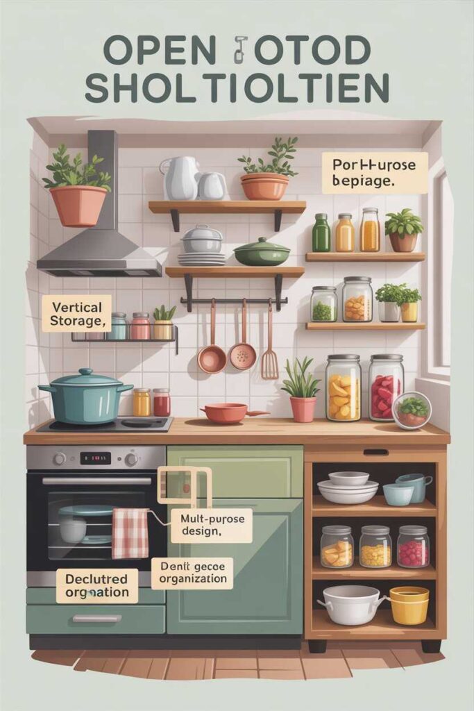 Open Shelving in the Kitchen Stylish, Budget Friendly Ideas & Inspiration for a Beautiful Modern Home 4 Open Shelving in Small Kitchens: Making the Most of Limited Space