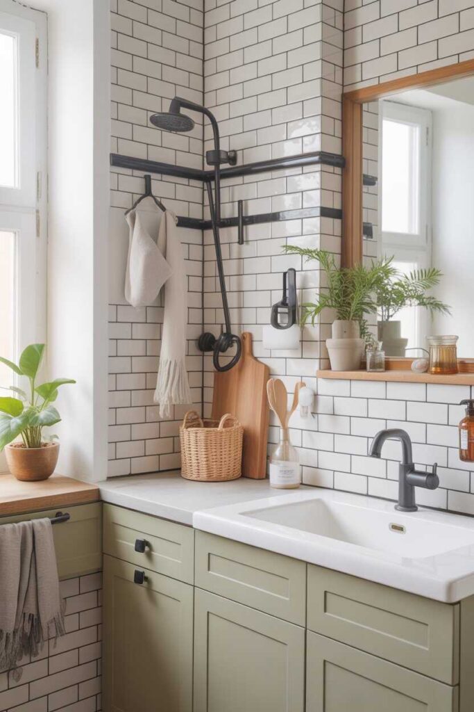 30+ Small Bathroom Designs That Transform Tiny Spaces (Modern, Budget-Friendly & Aesthetic Ideas) 11 Peel-and-Stick Tiles for Instant Style