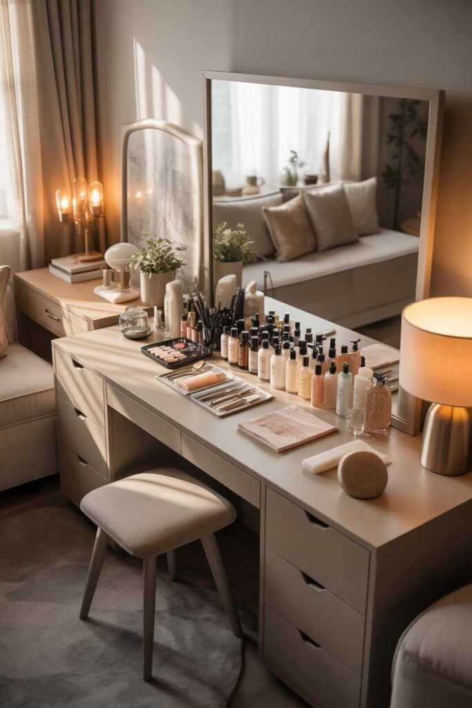 Dressing Table Ideas That Feel Stylish, Functional, and Truly Personal 16 Pinterest-Worthy Dressing Table Ideas That Photograph Beautifully