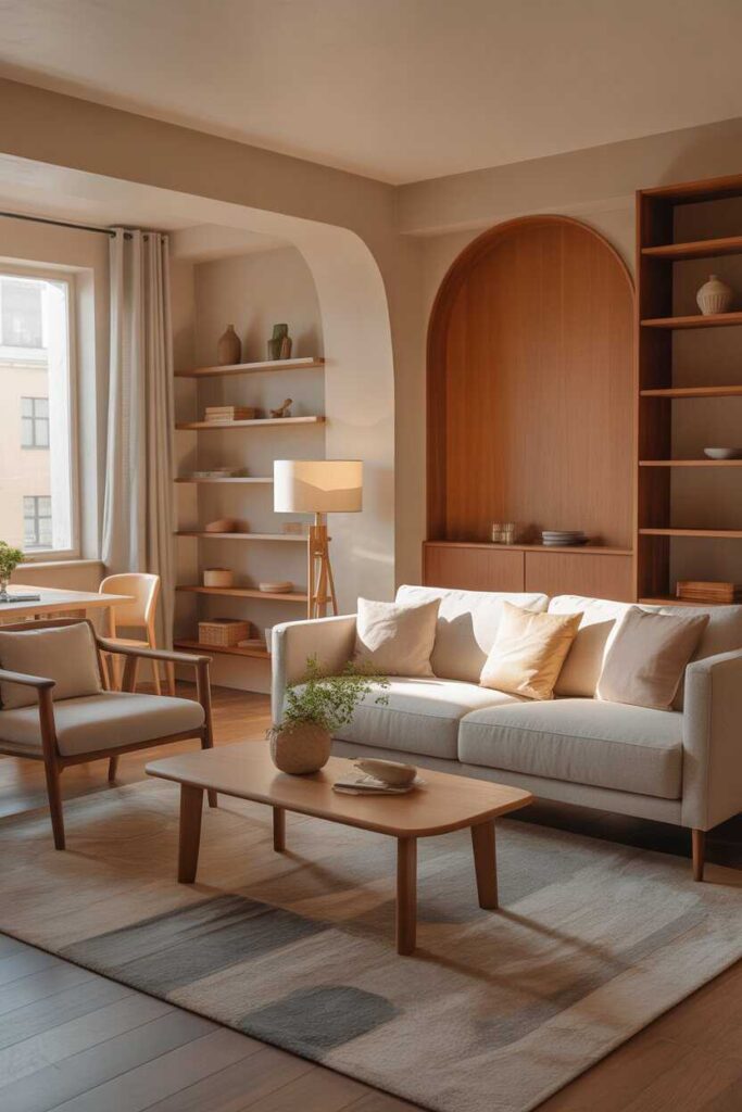 20+ Warm Earthy Living Room Ideas to Create a Cozy, Modern & Nature-Inspired Space 13 Positioning Furniture to Encourage Flow