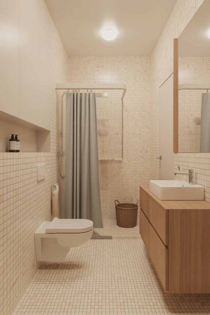 Banheiro Pequeno Ideas, Inspiration e Soluções Modernas e Budget-Friendly para Transformar Espaços Compactos 5 Revestimentos e Materiais Ideais para Banheiros Pequenos