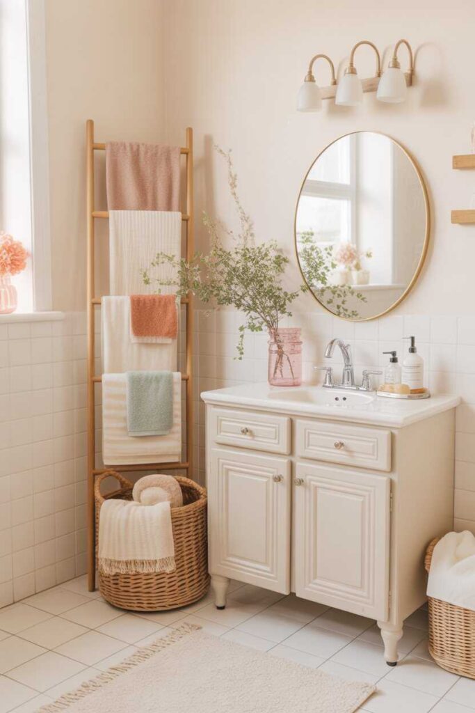 Cute Bathroom Ideas Aesthetic Budget-Friendly, Modern & Unique Inspiration for a Dreamy Space 14 Seasonal Styling for a Cute Bathroom Aesthetic
