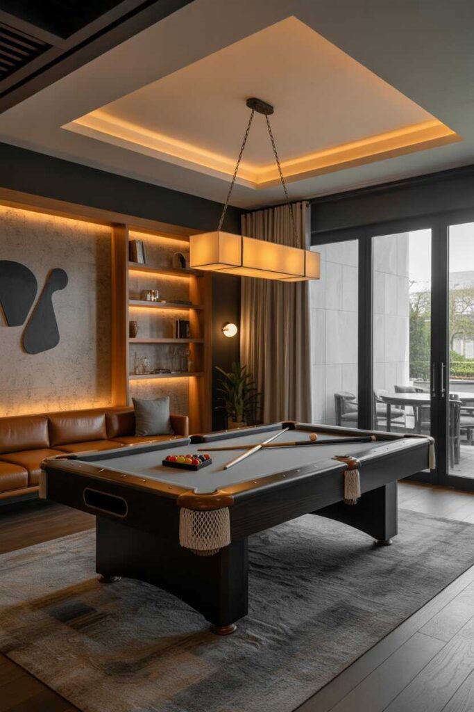 25+ Modern & Unique Pool Table Room Ideas to Transform Your Home (Stunning Inspiration You’ll Love) 4 Seating Ideas That Complement Your Pool Table Room